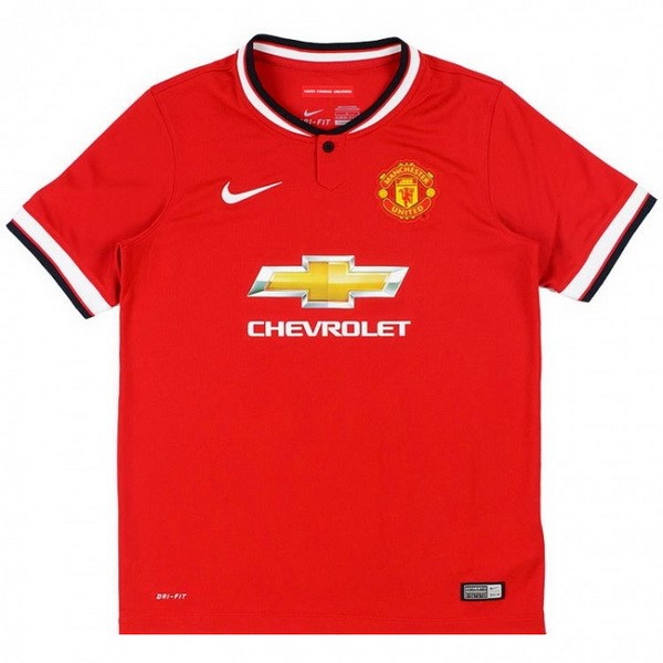 Maillot Football Manchester United Domicile Retro 2014 2015 Rouge